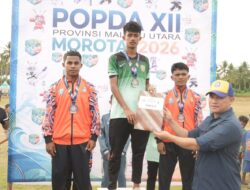 Kontingen Kota Tidore Kepulauan Juara Umum Cabang Atletik POPDA XII Maluku Utara 2026