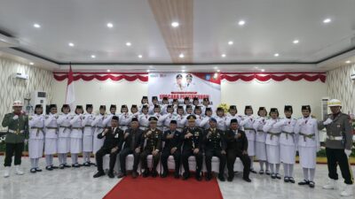 Bupati, Piet Hein Babua Resmi Kukuhkan Paskibraka Halut 2026
