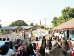 Peringati HUT Kemerdekaan RI ke 81, Orang Tua Murid TK Gonzalo Veloso Jadi Petugas Upacara Bendera