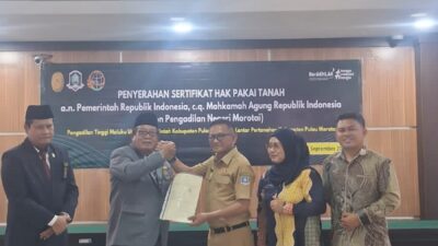 Pemkab Morotai Siapkan Lahan 10.000 Meter Persegi untuk Pembangunan Pengadilan Negeri