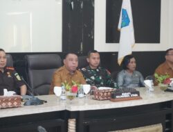 Bersama Unsur Forkopimda, Bupati Halut, Piet Hein Babua, Bahas Penangan Karhutla Dengan Sejumlah Pihak Terkait